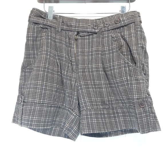 Triple Nickel plaid gray / black trouser shorts Size Small - Picture 8 of 8